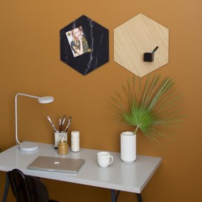 Hexagonal tavler 42 cm.